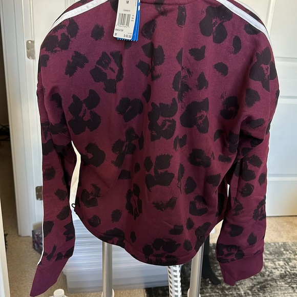 Flower print Adidas pull over - Picture 2 of 2
